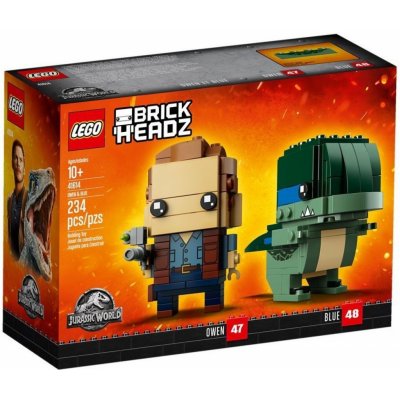 LEGO® Brickheadz 41614 Jurský svět Owen & Blue – Zboží Mobilmania