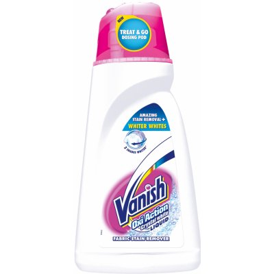 Vanish Oxi Action Crystal White Liquid tekutý odstraňovač skvrn 1,5 l – HobbyKompas.cz