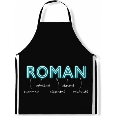 IMPAR Zástěra Mužská jména Neon Roman – Hledejceny.cz