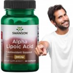 Swanson ALA Kyselina Alfa Lipoová 300 mg 60 kapslí – Hledejceny.cz
