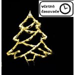 Nexos 67076 Vánoční dekorace na okno 50 LED strom – Hledejceny.cz