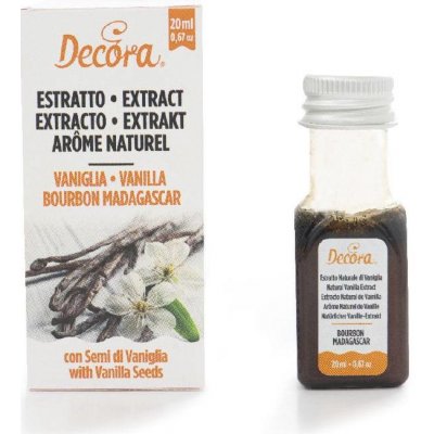 Decora přírodní Vanilka extrakt Bourbon Madagaskar 20 ml – Zboží Dáma