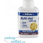 MedPharma Rybí olej 1000 mg + EPA + DHA 107 kapslí – Hledejceny.cz