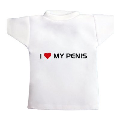 Tričko na láhev I love my penis – Zboží Mobilmania