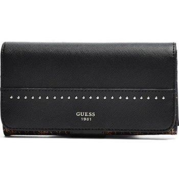 Guess peněženka Hailey File Clutch multi černá multi černá