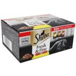 Sheba Fresh & Fine drůbeží výběr ve šťávě pro dospělé kočky 50×50 g – Sleviste.cz