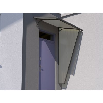 Covernit Boční stěna T-160 180 x 70 x 30 cm světle šedá kouřová pravá 8252824 – Zboží Mobilmania