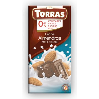 Torras mléčná s mandlemi 75 g – Zboží Mobilmania