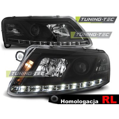 Tuning-Tec Přední čirá LED světla Audi A6 (2004 - 2008) - s denním svícením RL – Hledejceny.cz