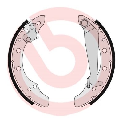 Sada brzdových čelistí BREMBO S 85 511 (S85511) | Zboží Auto