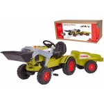 BIG Šlapací traktor CLAAS se lžící a vozíkem – Zboží Dáma
