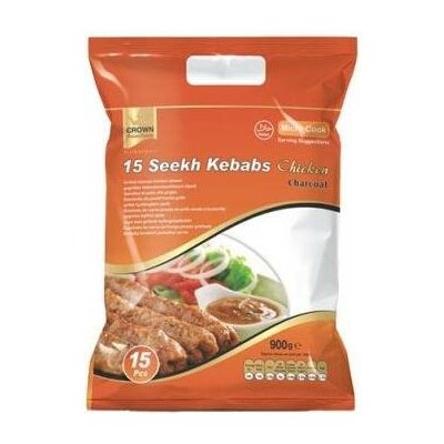 Crown Mražené Seekh Kebab Chicken - Charcoal 15 ks – Sleviste.cz