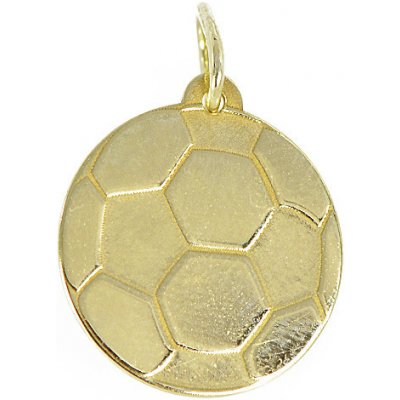 Zlatnictví Zlatíčko Zlatý přívěsek fotbalový míč PA0036 – Zboží Mobilmania
