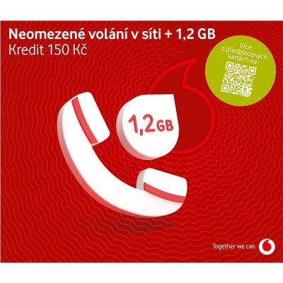 Vodafone neomezené volání do sítě Vodafone SK48A188 – Zboží Živě