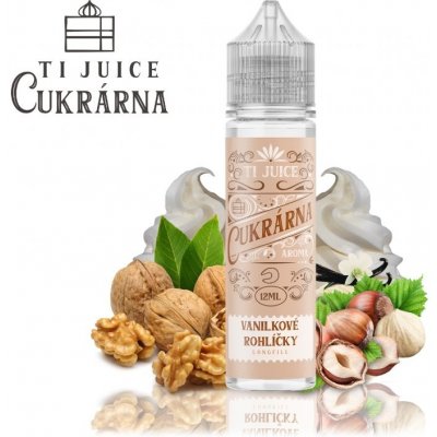 TI Juice Vanilkové rohlíčky Cukrárna Shake & Vape 10 ml – Zbozi.Blesk.cz