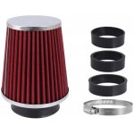 Filtr vzduchový UNI 120x130x90mm, červený/chrom, adaptér 60, 63, 70mm, 86000 – Hledejceny.cz