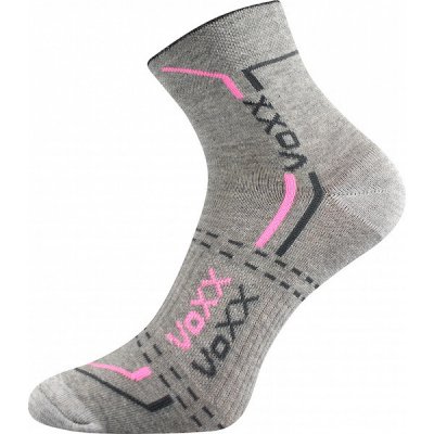 VoXX ponožky Franz 03 světle šedá/růžová – Zboží Mobilmania