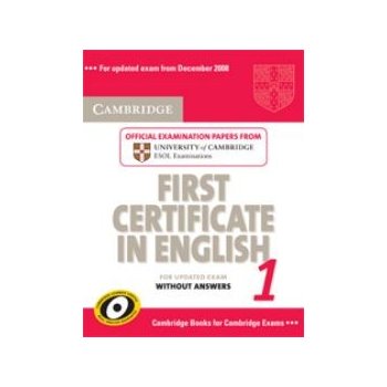 Cambridge First Certificate in English 1 for Updated Exam Student's Book without Answers