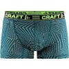 Boxerky, trenky, slipy, tanga Craft Greatness 3" boxerky zeleno žlutá 9657