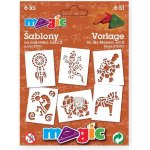 Magic šablony papírové 6 ks sada X ETNO – Hledejceny.cz