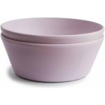 Mushie kulatá miska Soft Lilac 2 ks – Zbozi.Blesk.cz