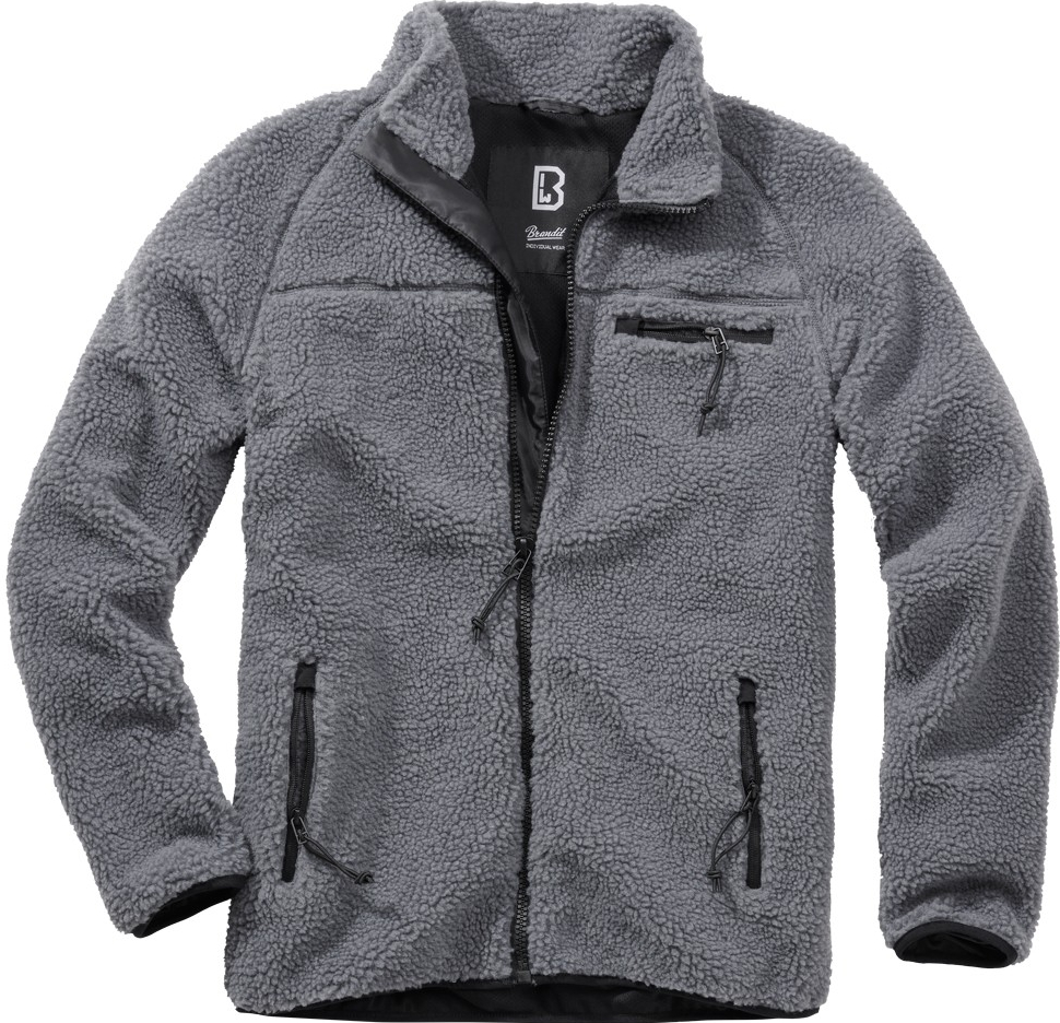 Brandit Teddy fleece Jacket anthracite