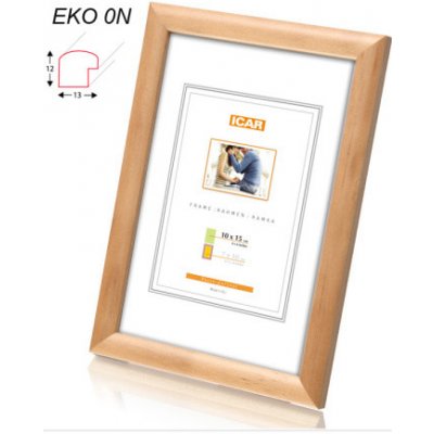 CODEX rám dřevo EKO 9x13 cm, přírodní (0N)