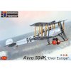 Sběratelský model Kovozávody Prostějov Avro 504K 'Over Europe' 3x camo 1:72