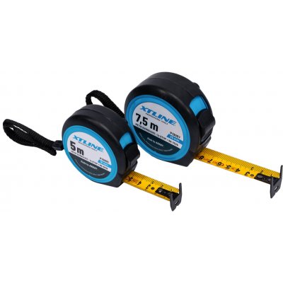 XTLINE Metr svinovací pogumovaný 2x stop, 7,5m x 25mm – Sleviste.cz
