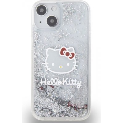 Hello Kitty Liquid Glitter Head Logo iPhone 12 / 12 Pro čiré
