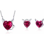 Linda's Jewelry sada šperků Ďábel a Anděl Ag IS058 – Zboží Dáma