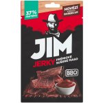 Jim Jerky Prémiové sušené maso hovězí s příchutí BBQ 23 g – Zboží Dáma