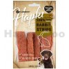 Pamlsek pro psa Flamingo Hapki Rabbit Strips 85 g