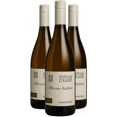 Loladze RKATSITELI+MTSVANE KVEVRI oranžové suché víno 12% 3 x 0,75 l (holá láhev) – Hledejceny.cz