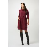 Joseph Ribkoff dámské šaty 173444F25/4433 Vínová – Zboží Mobilmania