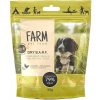 Maso pro psy Farm Pet Food mrazem sušený B.A.R.F. Kuřecí s hráškem 0,05 kg