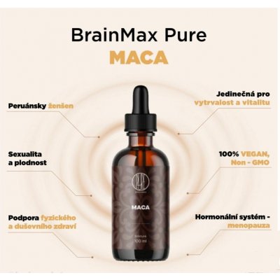 BrainMax Pure Maca tinktura 1:5 100 ml – Hledejceny.cz