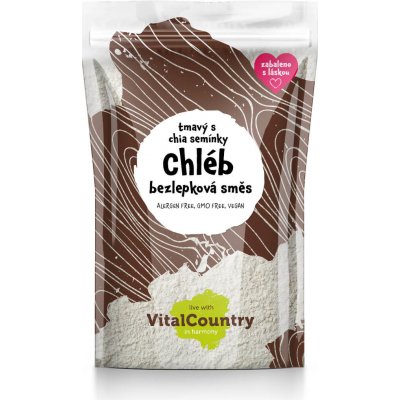 Vital Country Bezlepková směs na Chia chléb bez alergenů 1000 g – Zboží Dáma