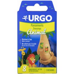 Urgo Tattoo Animal Dětská náplast 8 ks