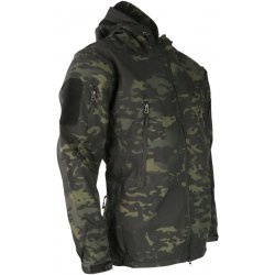 Bunda Kombat softshell tactical Patriot maskování BTP black