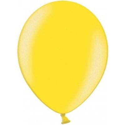 PartyDeco Balónek žlutý metalický 27 cm – Zboží Mobilmania