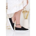 Prety Krajkové slip on tenisky 11014-1B – Zboží Dáma