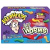 Bonbón Warheads Lil' Worms kyselé žvýkací bonbony ovocných příchutí 99 g