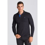 Gant CONTRAST COLLAR PIQUE LS RUGGER černá – Hledejceny.cz