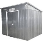 Plechový zahradní domek M.A.T. 239 x 196 x 202 cm pozink – Zboží Dáma