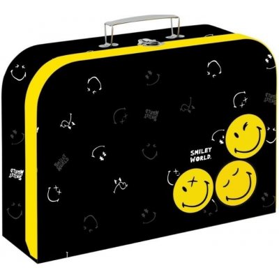 Oxybag kufřík na výtvarku Smiley World, 34 cm, lamino – Zboží Mobilmania