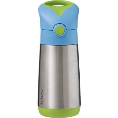 b.box Termoska na pití s brčkem 350 ml modrá / zelená – Zboží Dáma