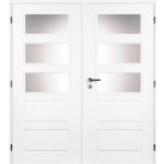 Doornite OREGON SKLO dvoukřídlé Bílé 125 cm – Hledejceny.cz