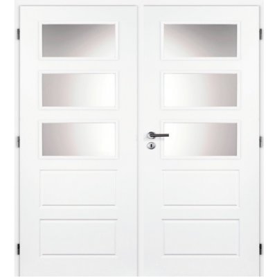 Doornite OREGON SKLO dvoukřídlé Bílé 125 cm – Hledejceny.cz