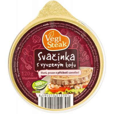 VETO ECO Vegi steak svačinka s vyuzeným tofu 120 g – Zbozi.Blesk.cz